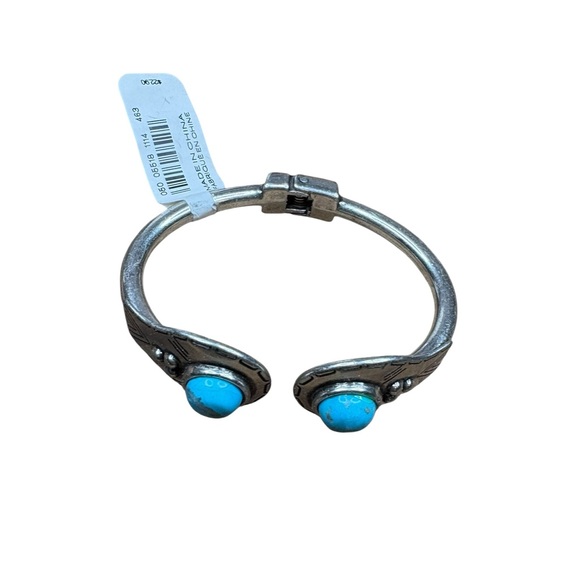 Express Silver and Turquoise Bracelet - Picture 5 of 5